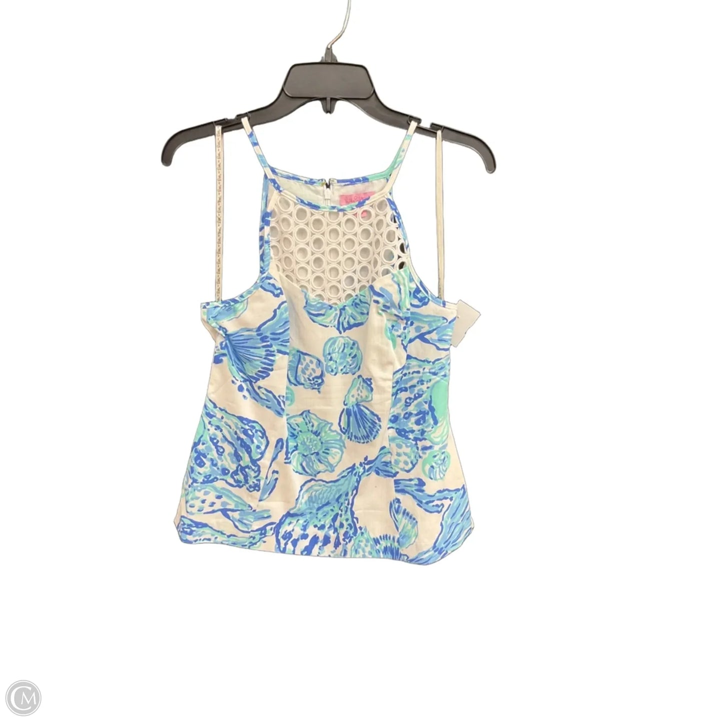 Top Sleeveless Designer By Lilly Pulitzer In Tropical Print, Size: 10