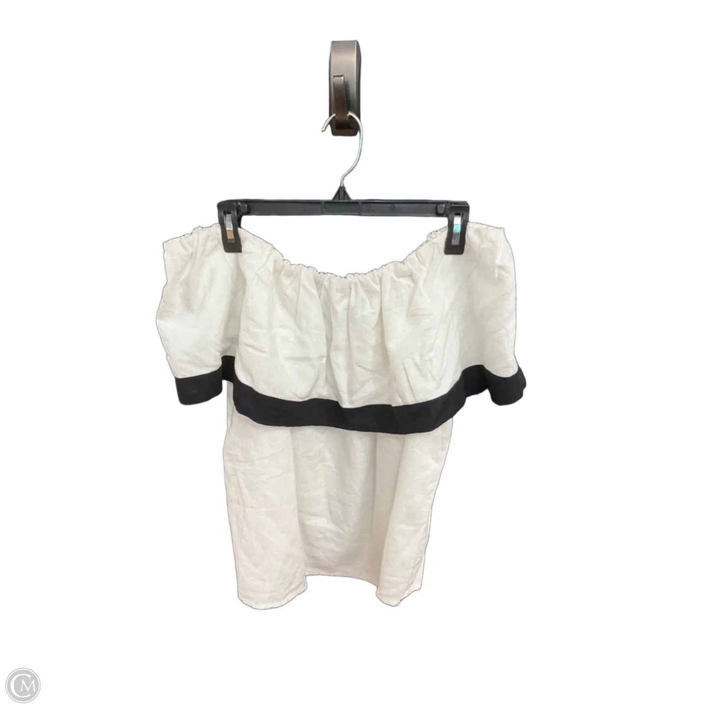 Top Sleeveless By Loft In White, Size: L