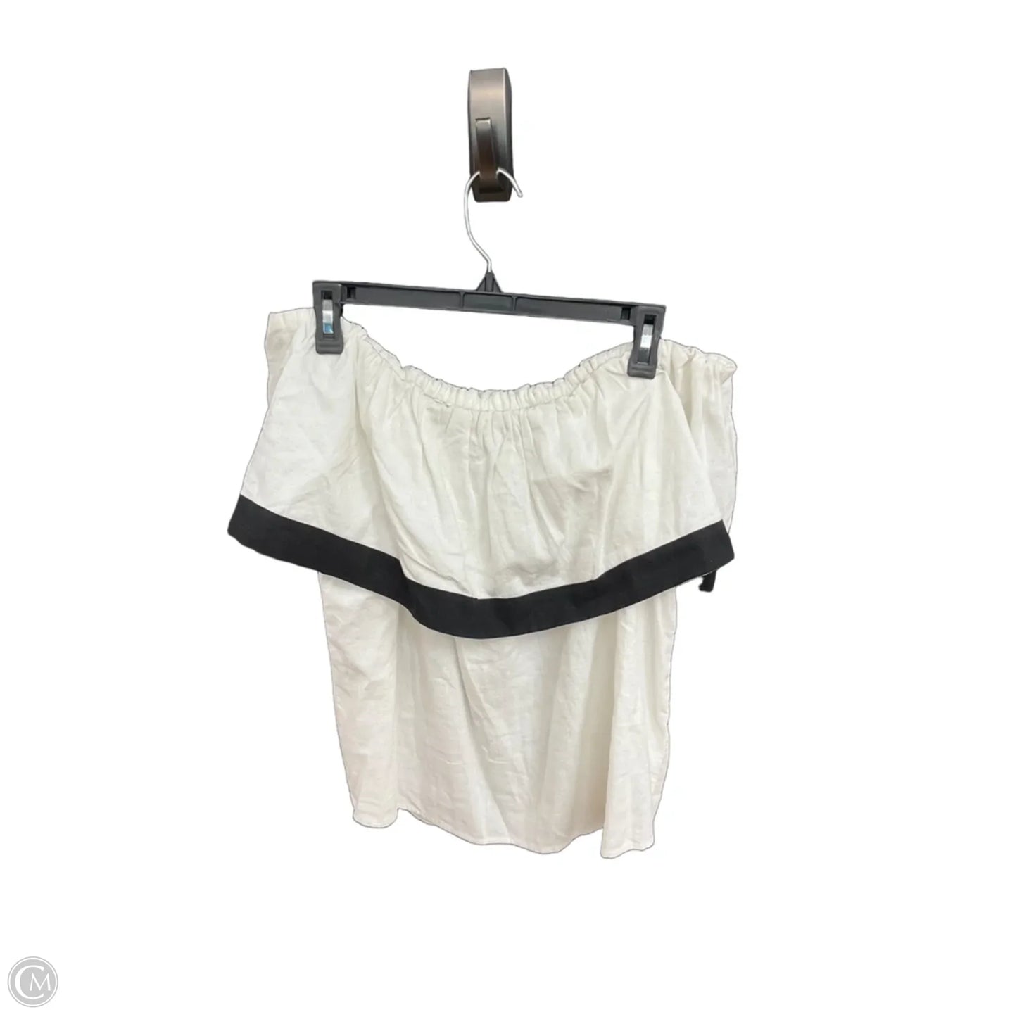 Top Sleeveless By Loft In White, Size: L
