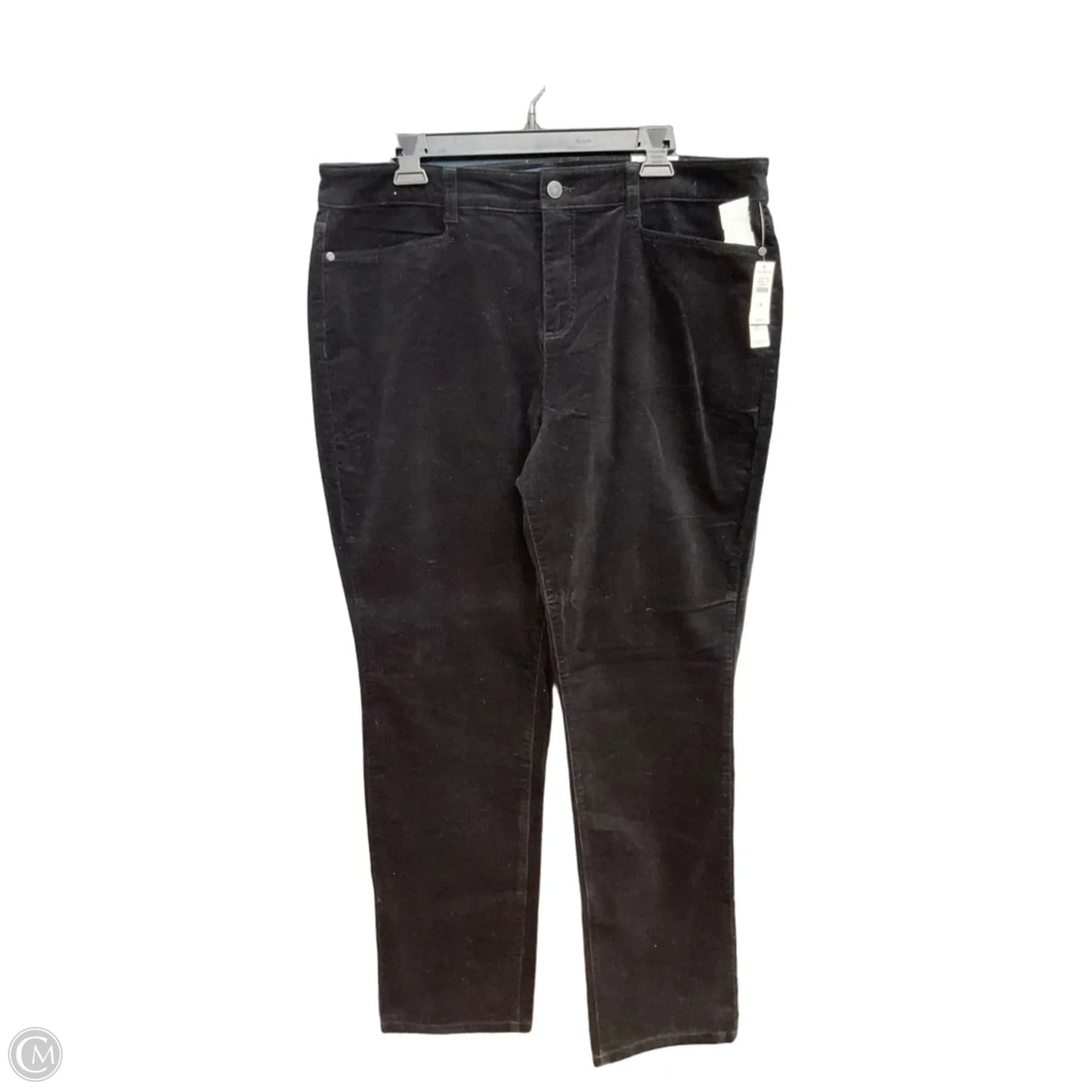 Pants Corduroy By Talbots In Black, Size: 16