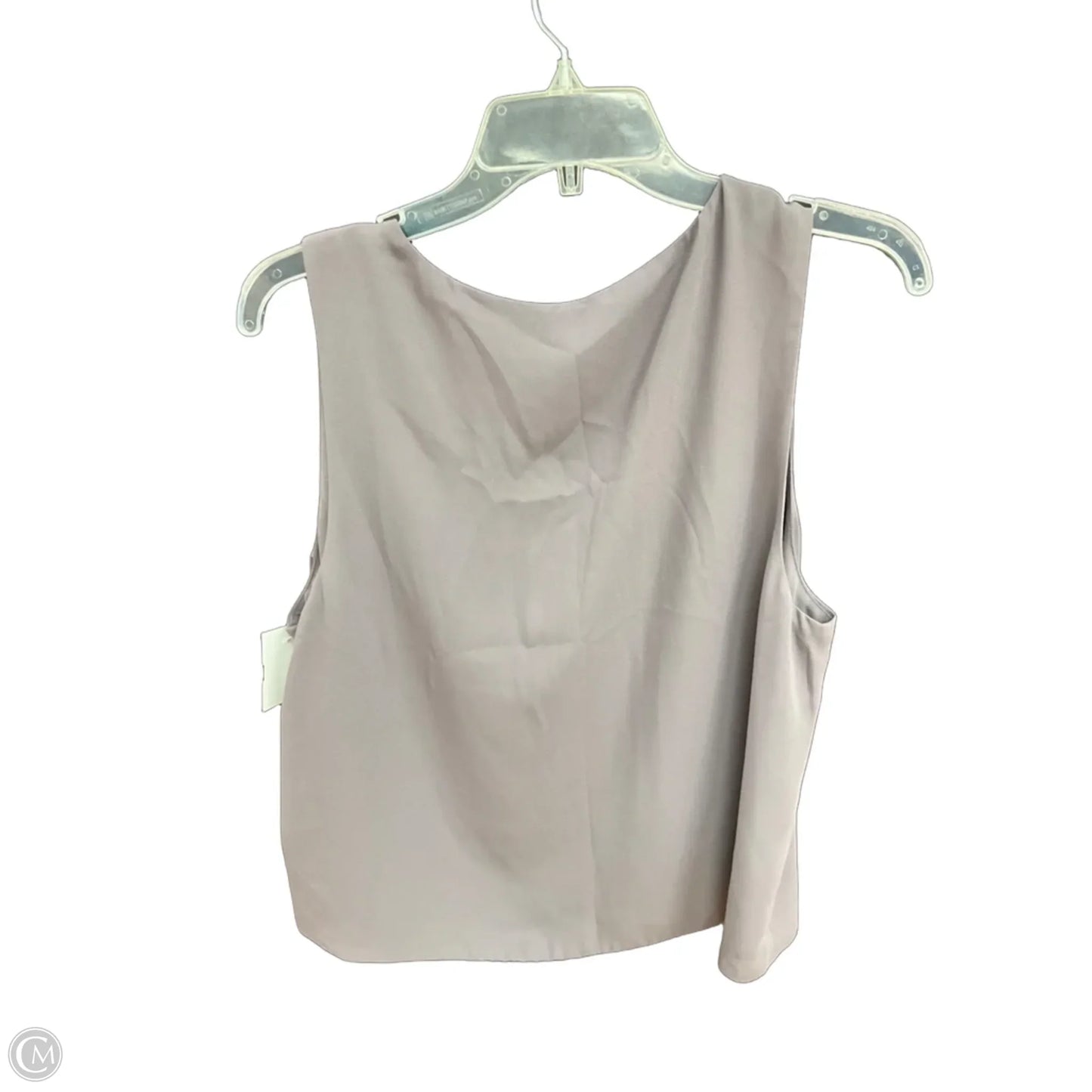 Top Sleeveless By Babaton In Grey, Size: L