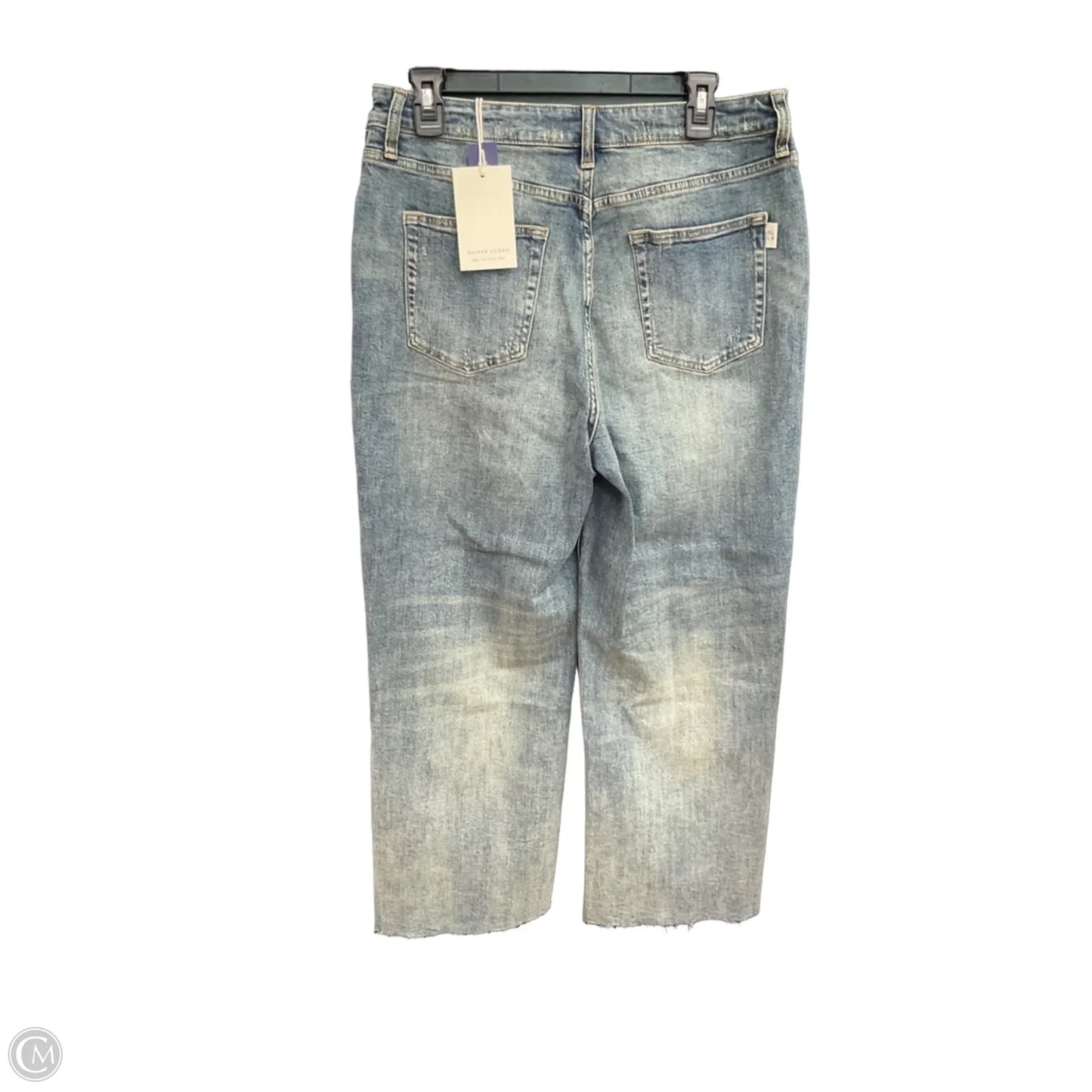 Jeans Wide Leg By Cmc In Blue Denim, Size: 16
