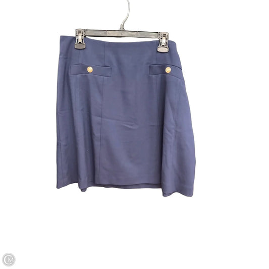 Skirt Midi By Loft In Navy, Size: 14