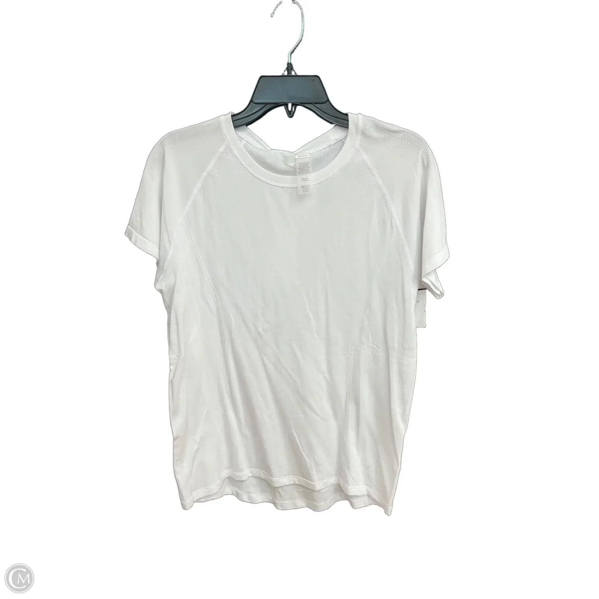 Athletic Top Short Sleeve By Calia In White, Size: L