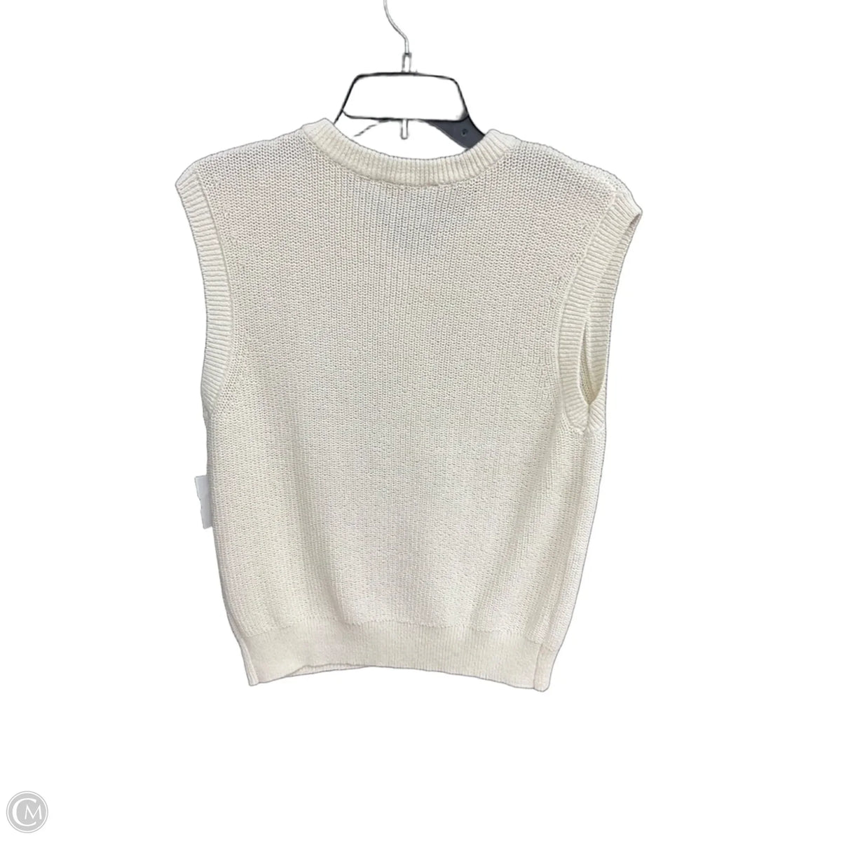 Vest Sweater By Loft In Cream, Size: Xs