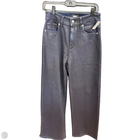 Jeans Flared By Paige In Blue Denim, Size: 4