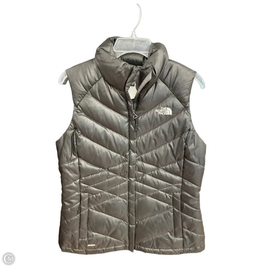 Vest Puffer & Quilted By The North Face In Grey, Size: M