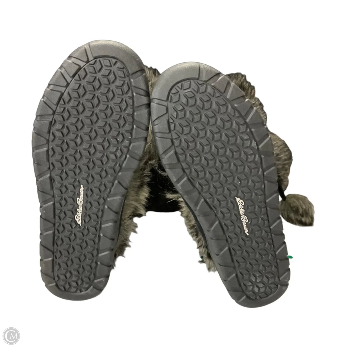 Boots Snow By Eddie Bauer In Black & Grey, Size: 8