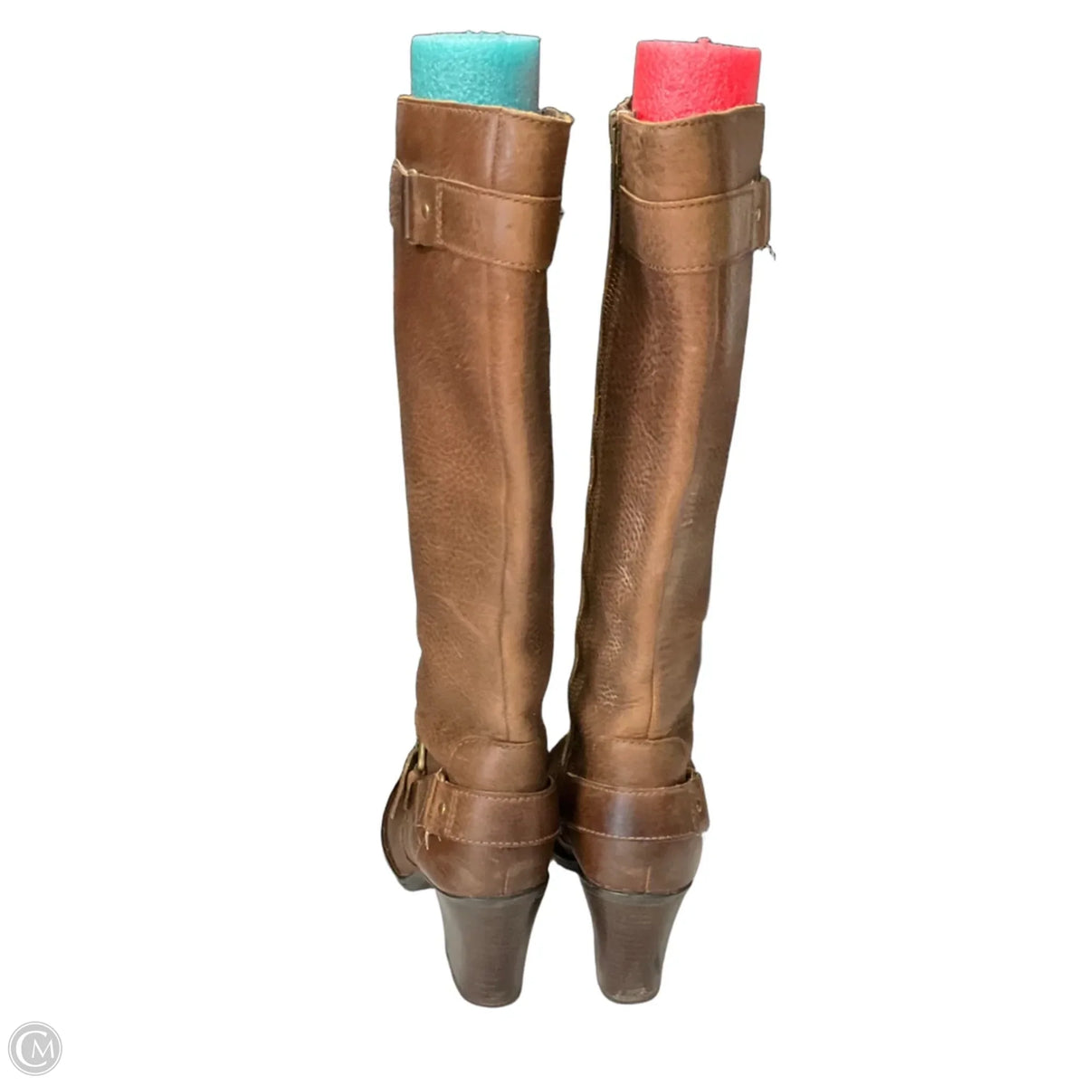Boots Leather By Born In Brown, Size: 7