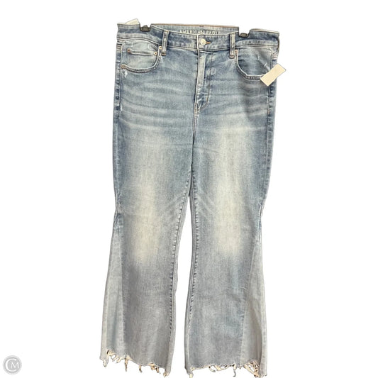 Jeans Flared By American Eagle In Blue, Size: 16