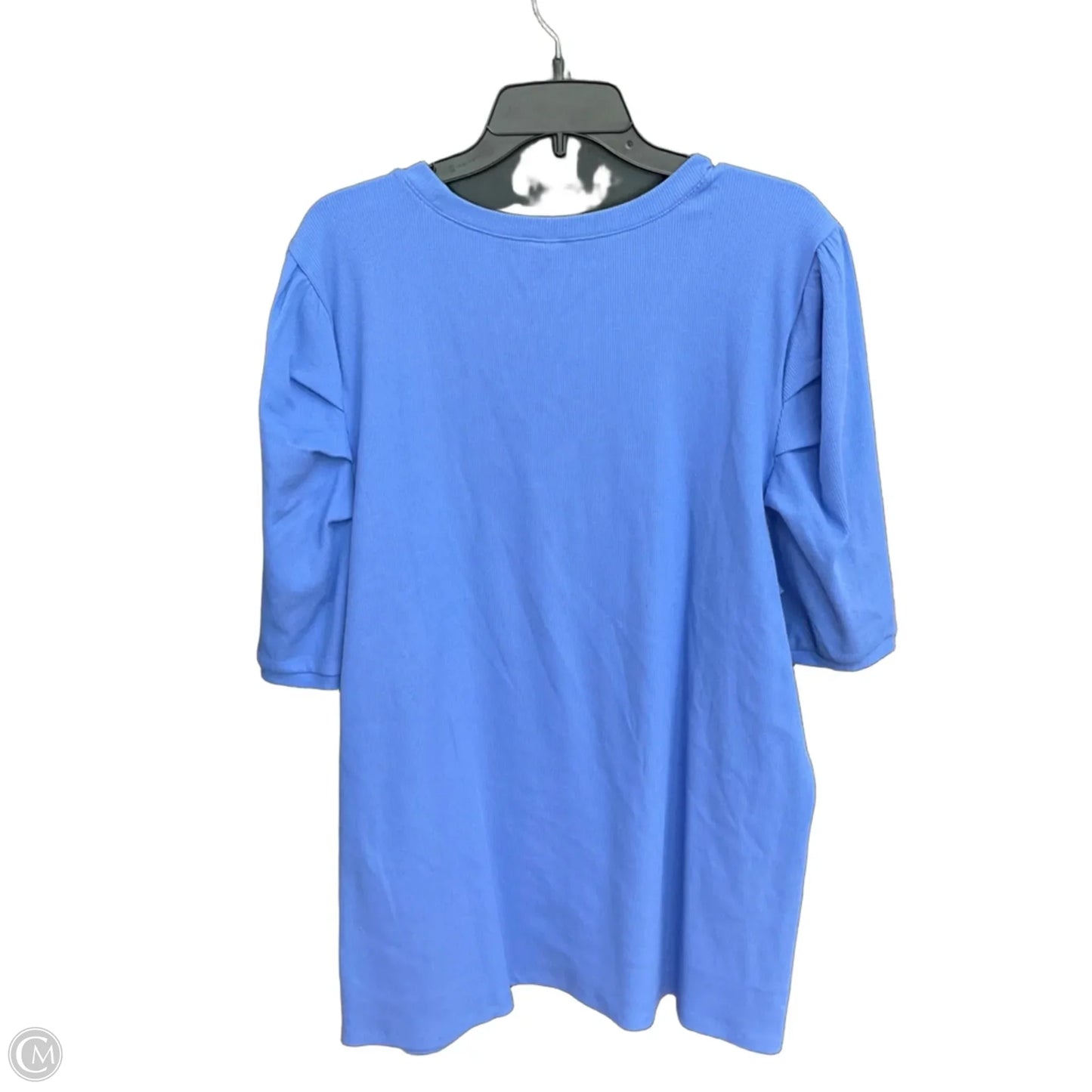 Top Short Sleeve By Torrid In Blue, Size: 4x