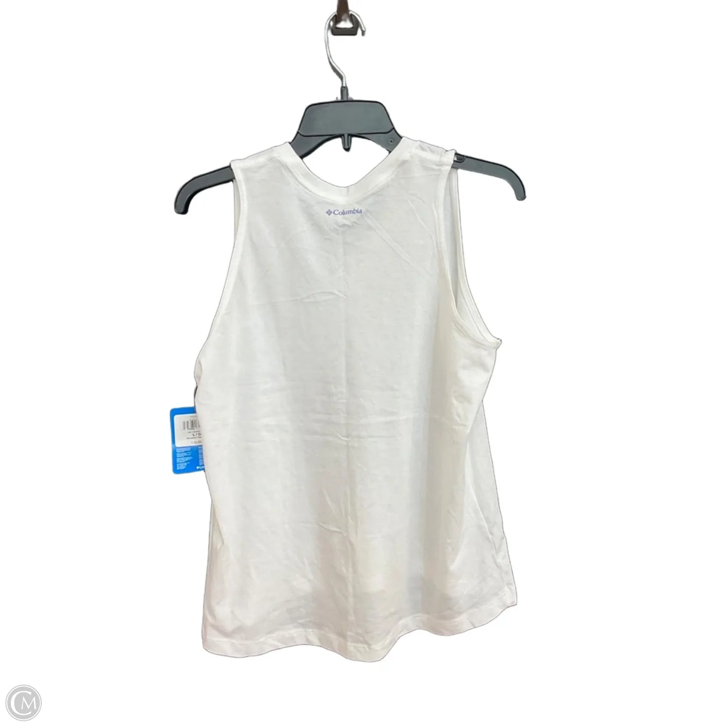 Athletic Tank Top By Columbia In White, Size: L