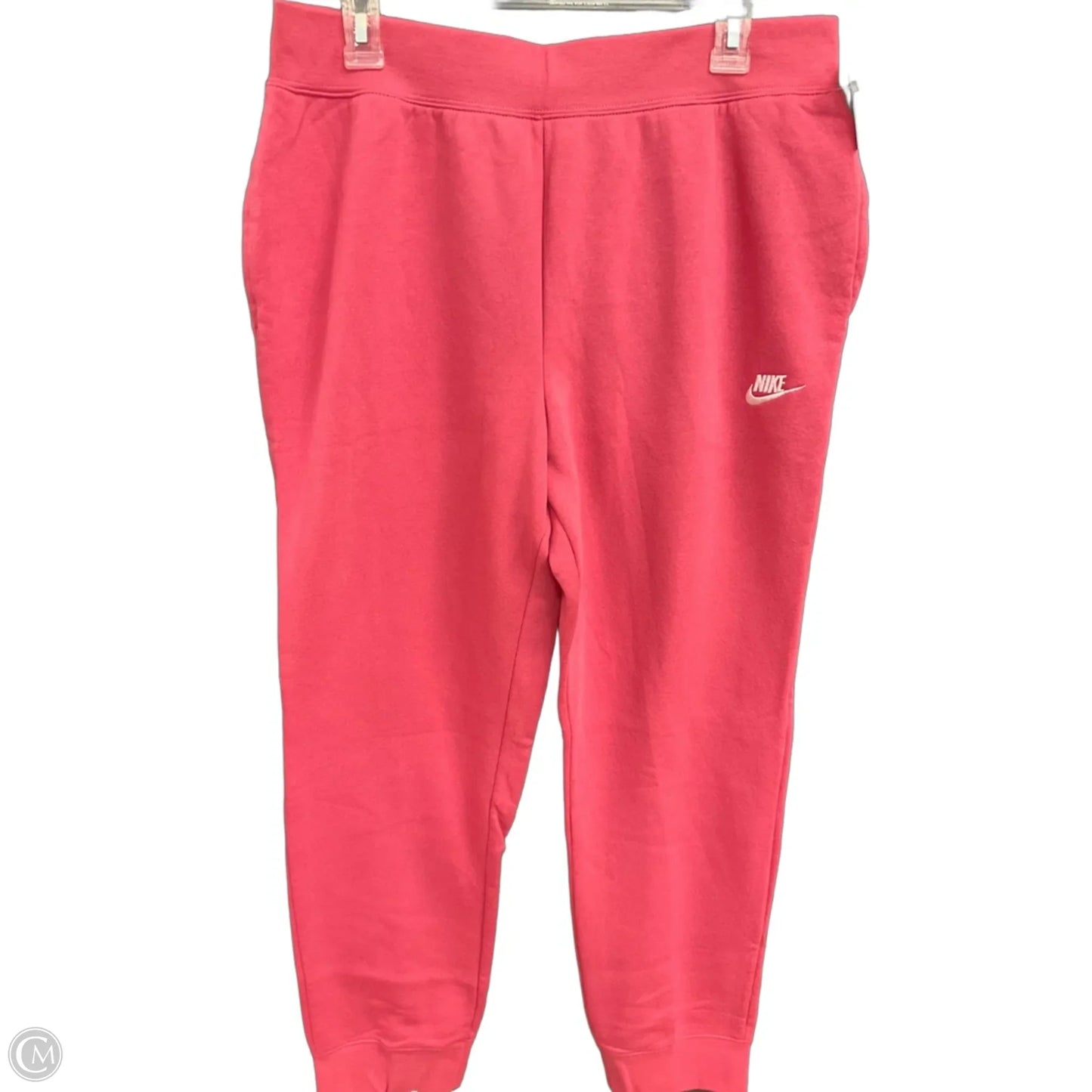Athletic Pants By Nike In Pink, Size: Xl