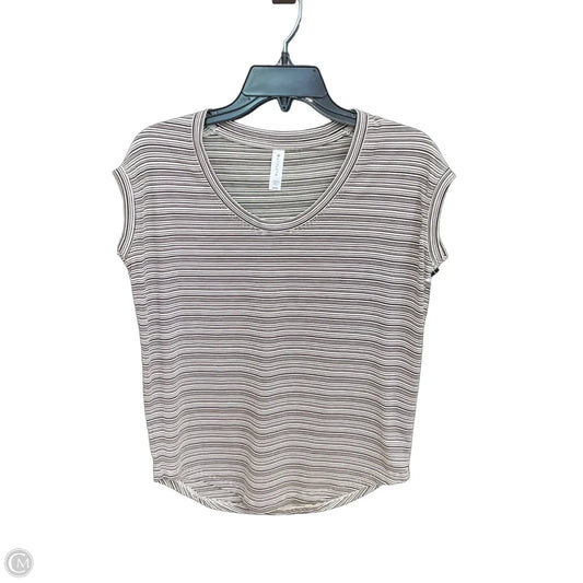 Top Sleeveless By Athleta In Striped Pattern, Size: Xxs
