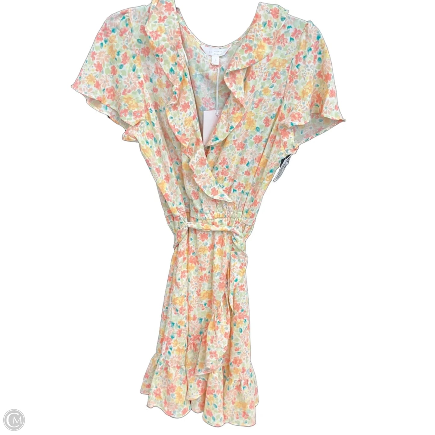 Dress Casual Short By Lc Lauren Conrad In Floral Print, Size: L