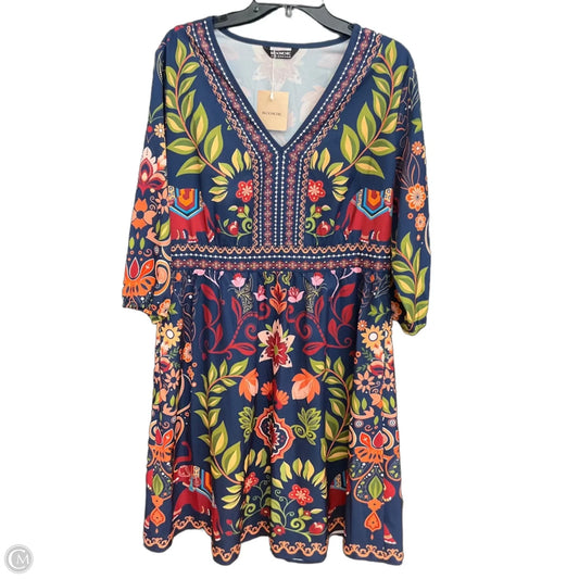 Dress Casual Short By Bloomchic In Multi-colored, Size: Xl