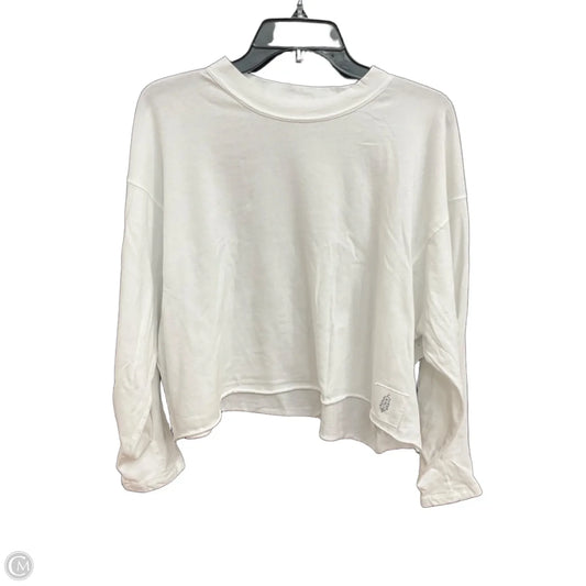 Top Long Sleeve By Free People In White, Size: Sp