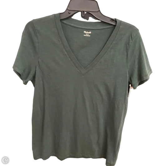 Top Short Sleeve By Madewell In Green, Size: S