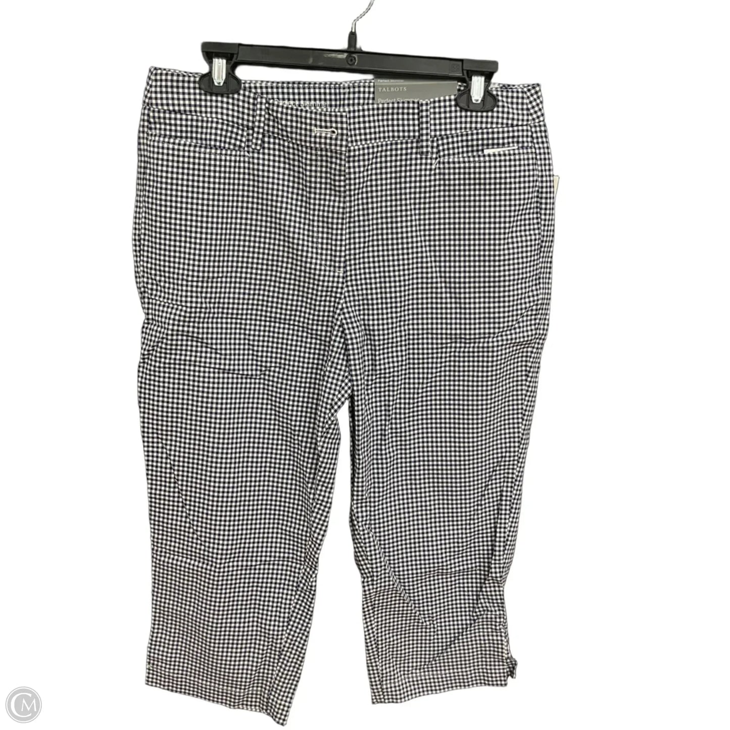 Capris By Talbots In Checkered Pattern, Size: 10p