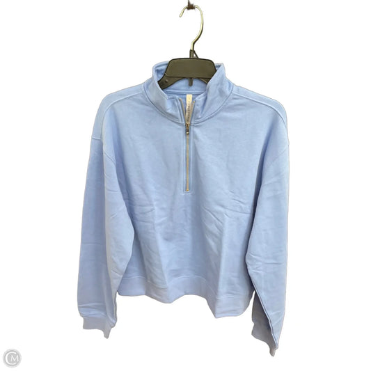 Sweatshirt Collar By Fabletics In Blue, Size: Xxl