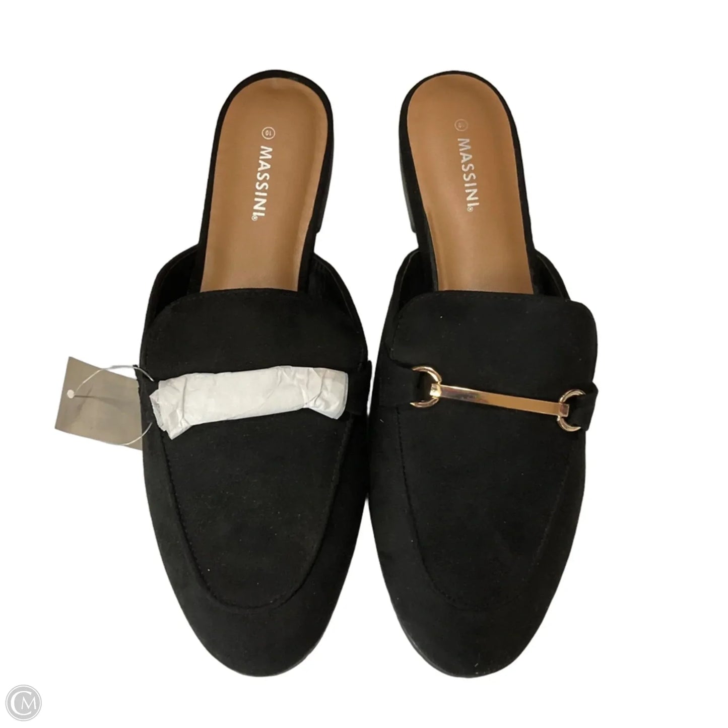 Shoes Flats By Massini In Black, Size: 10