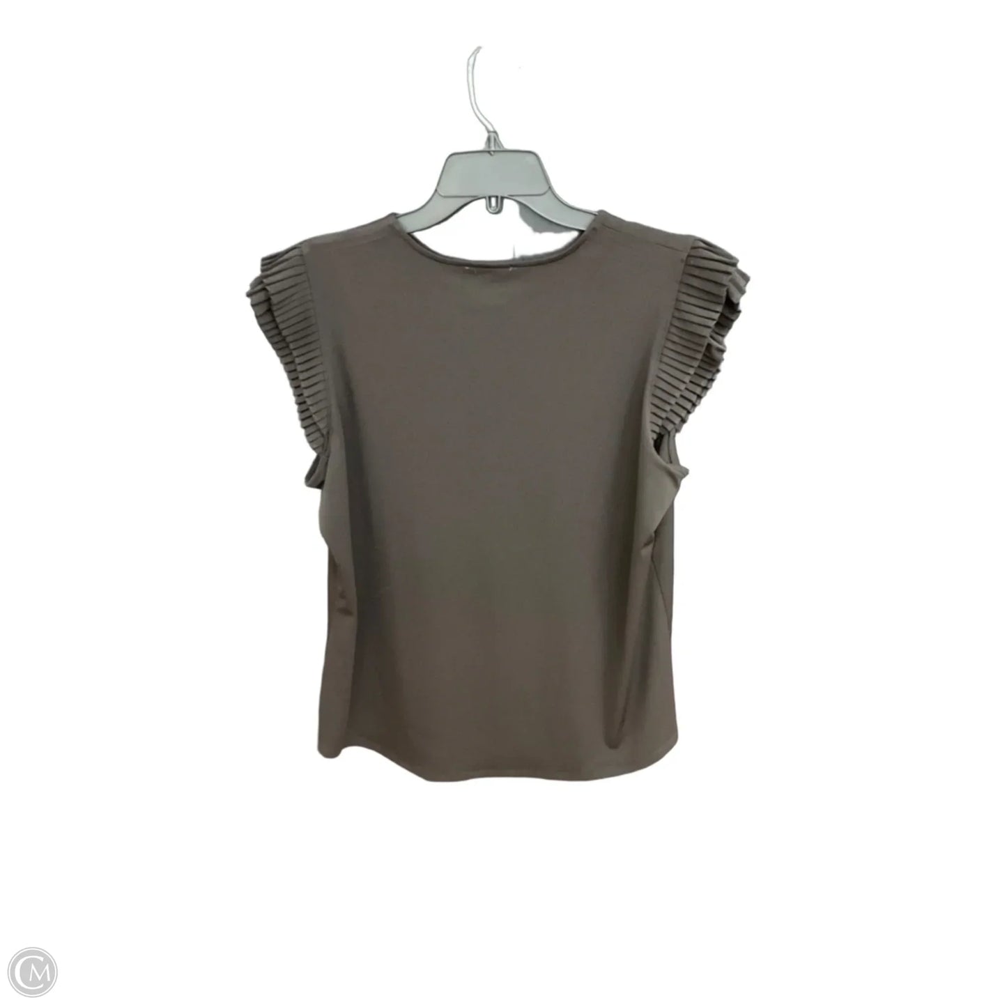 Top Sleeveless By Adrianna Papell In Black, Size: L
