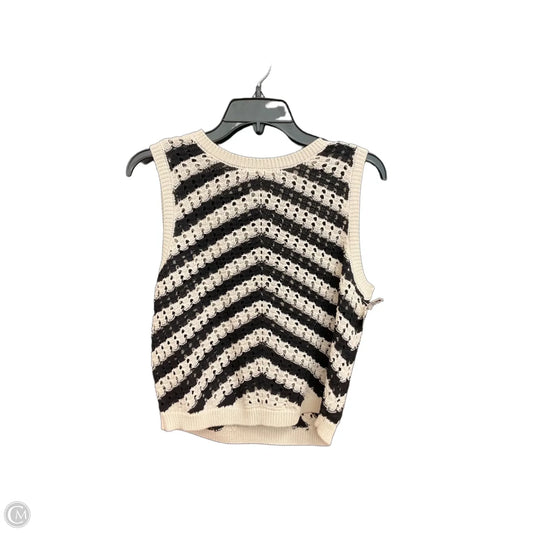 Top Sleeveless By A New Day In Black & White, Size: S