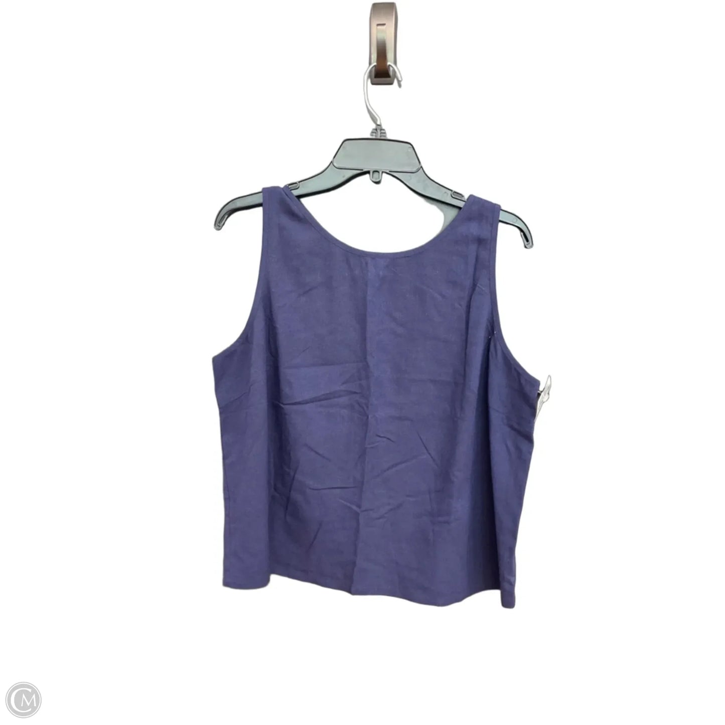 Top Sleeveless By Cme In Blue, Size: L