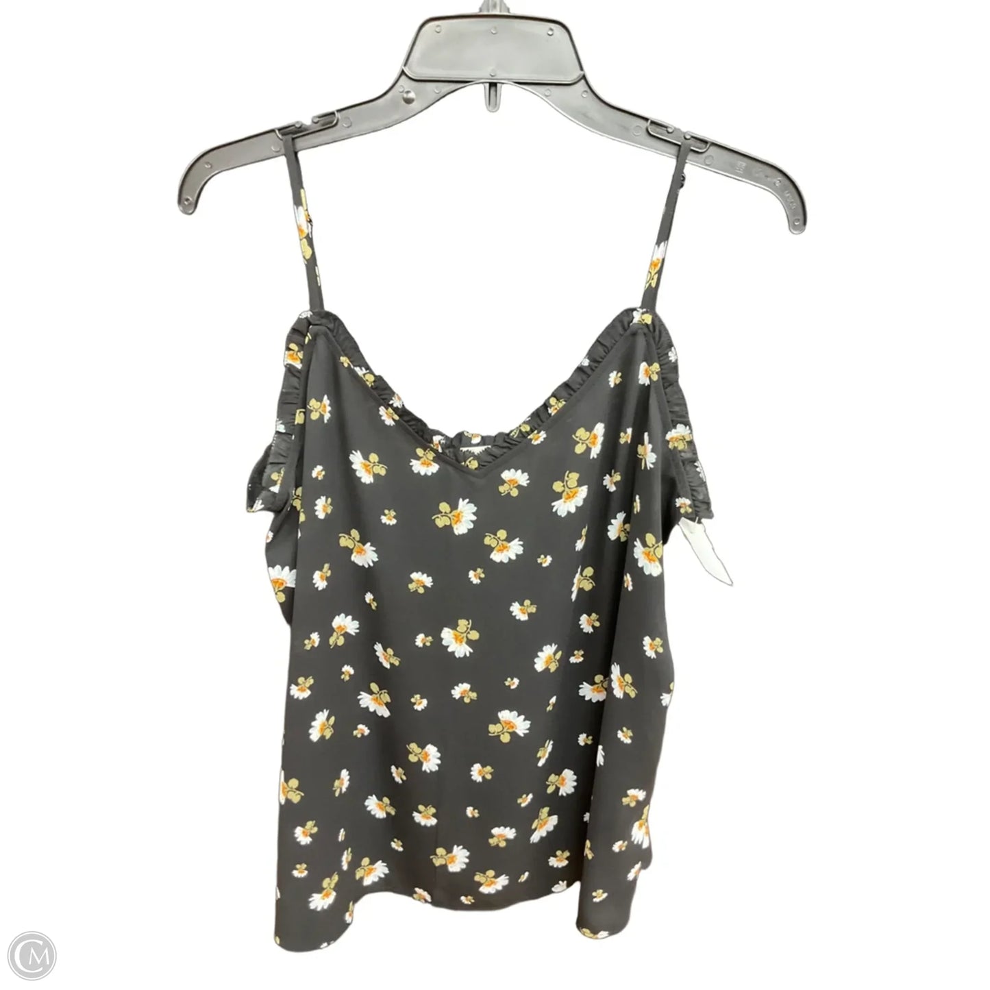 Top Sleeveless By Loft In Floral Print, Size: S