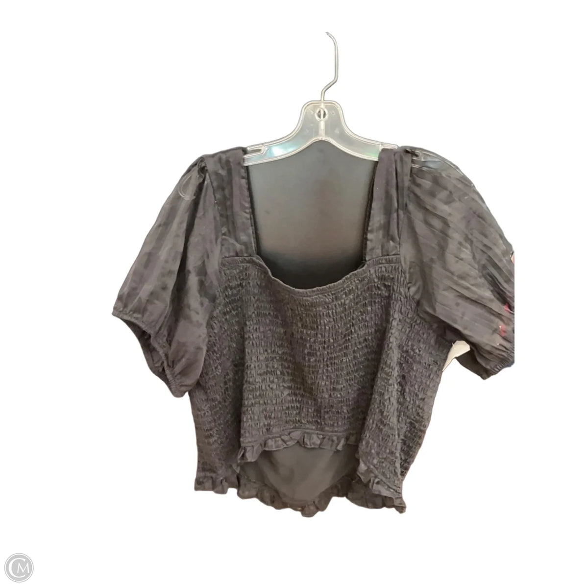 Top Short Sleeve By Torrid In Black, Size: 4