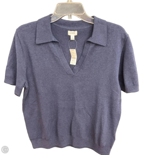 Top Short Sleeve By J. Crew In Blue, Size: M