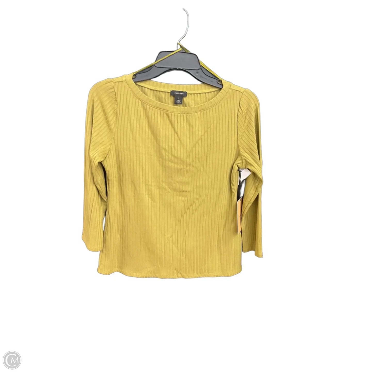 Top Long Sleeve By Halogen In Green, Size: S