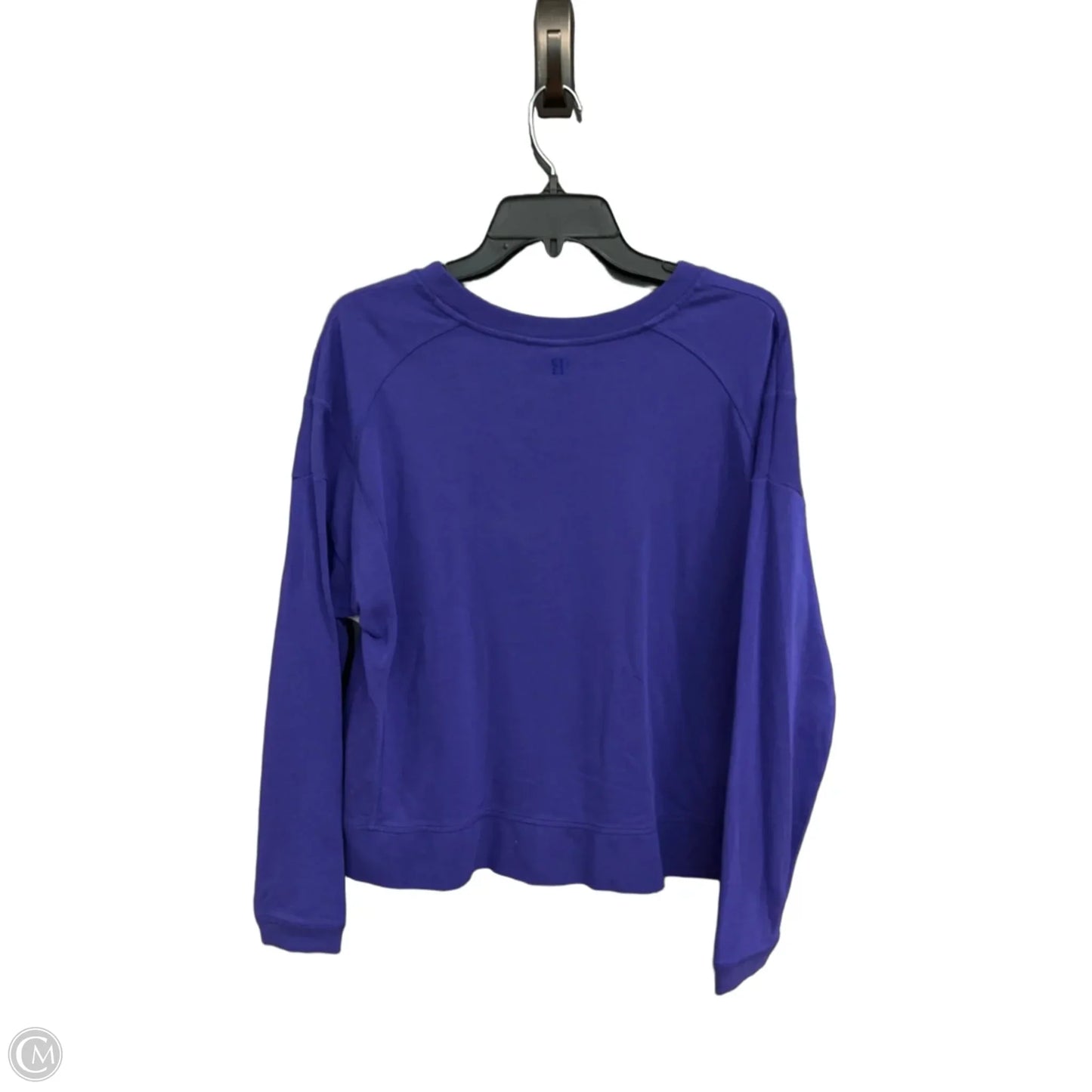 Athletic Top Long Sleeve Crewneck By Sweaty Betty In Purple, Size: M