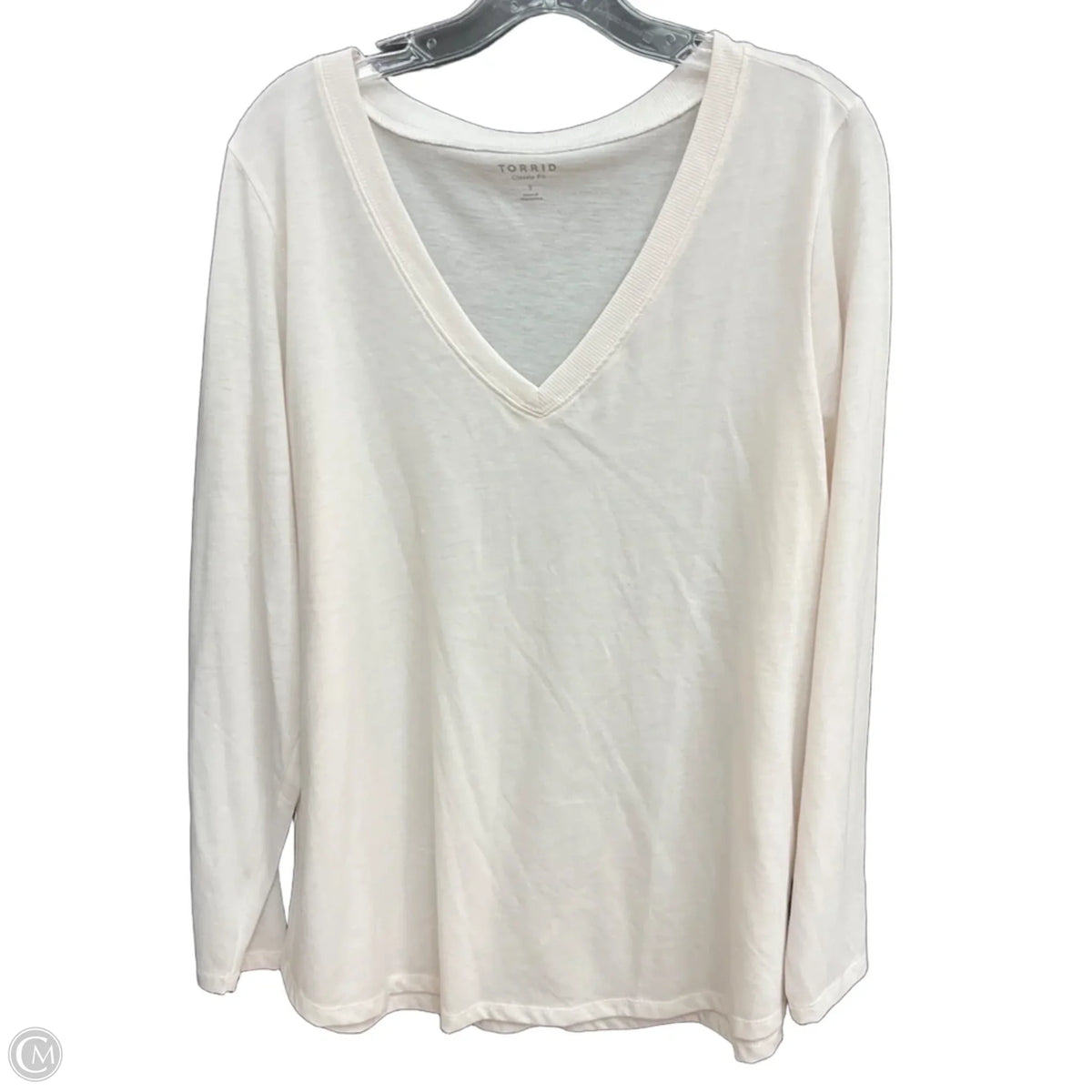 Top Long Sleeve By Torrid In Pink, Size: 1x