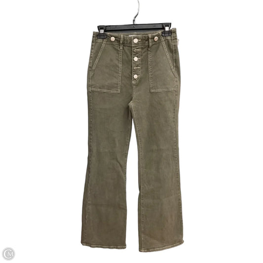 Jeans Flared By Loft In Green, Size: 0