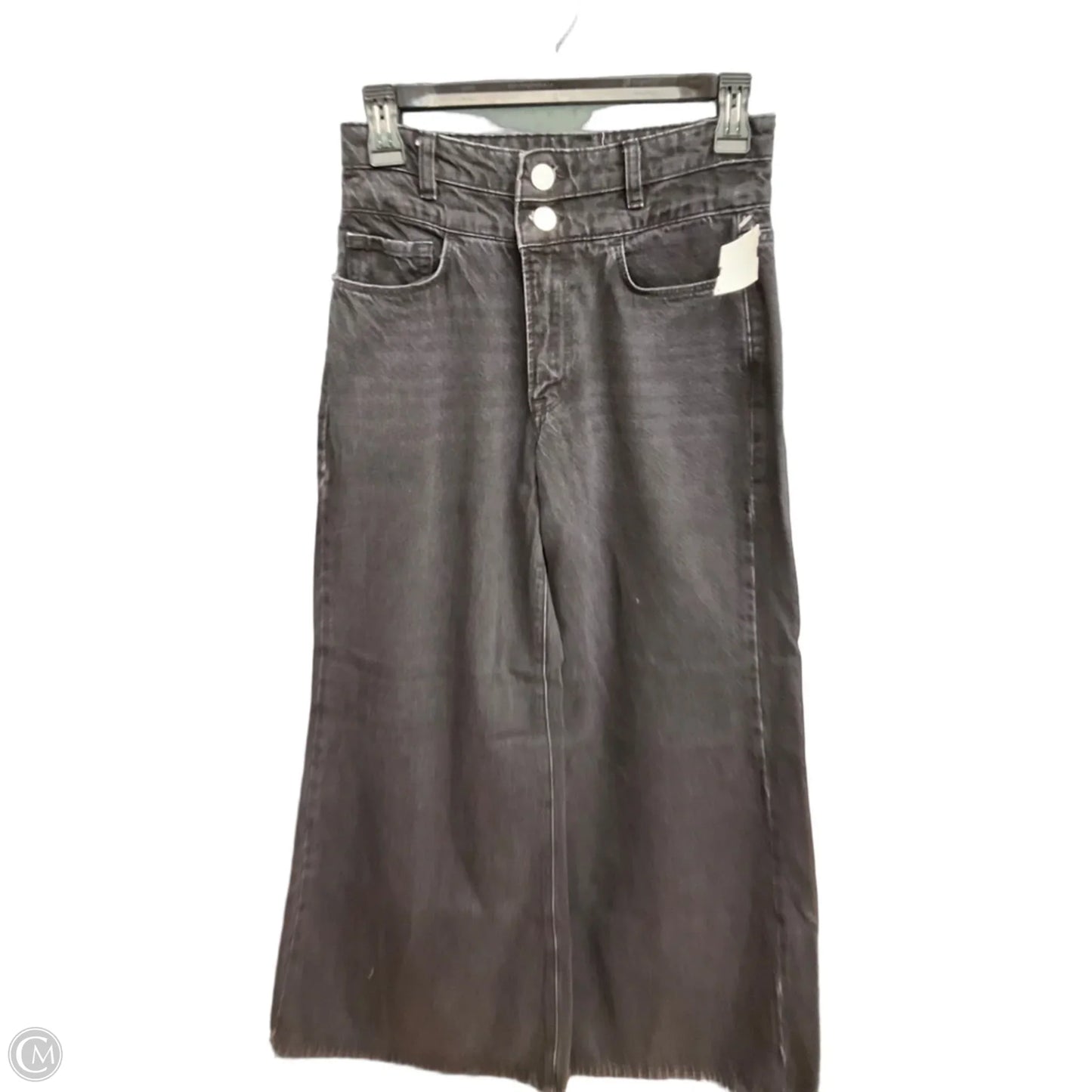 Jeans Cropped By Frame In Black, Size: 0