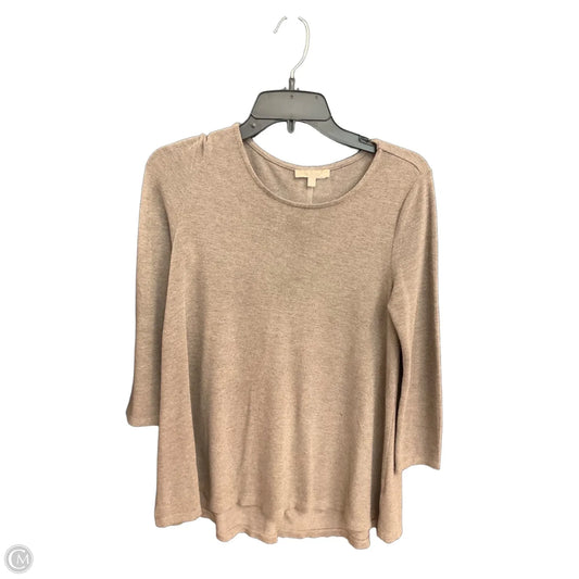 Top Long Sleeve By Joan Vass In Grey, Size: Xs