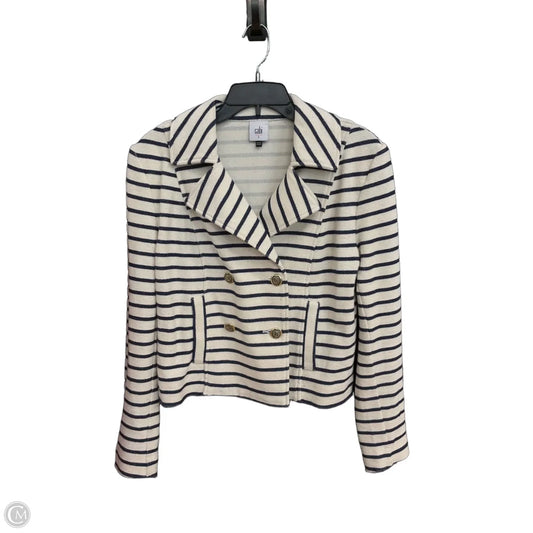 Blazer By Cabi In Striped Pattern, Size: S
