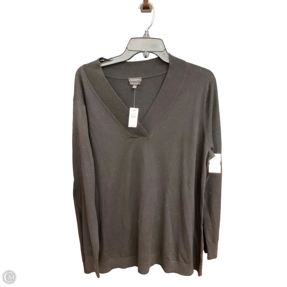 Sweater By Talbots In Black, Size: Xl