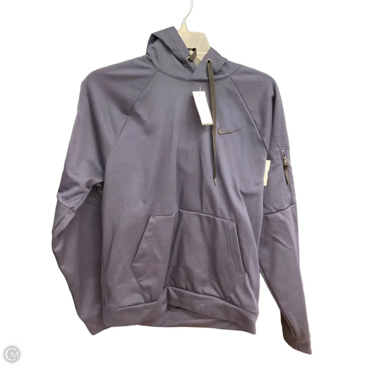 Sweatshirt Hoodie By Nike In Blue, Size: S