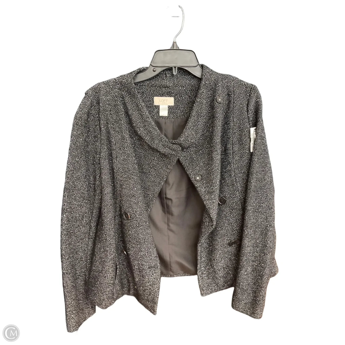 Jacket Fleece By Loft In Black, Size: S