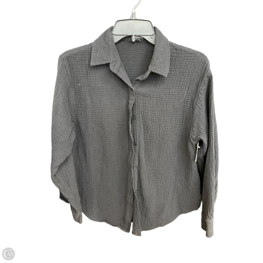 Blouse Long Sleeve By Express In Black, Size: Xs