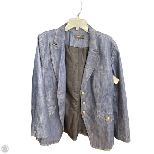Blazer By Talbots In Blue, Size: Xl