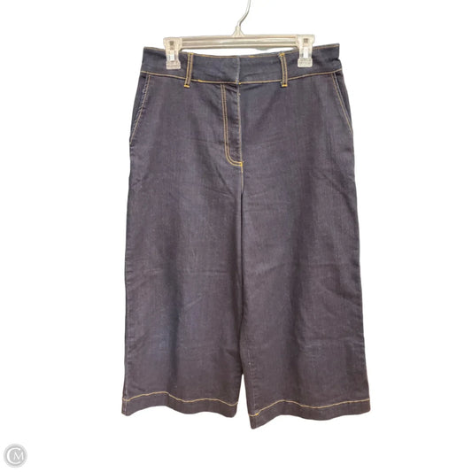 Jeans Wide Leg By Boden In Blue Denim, Size: 8