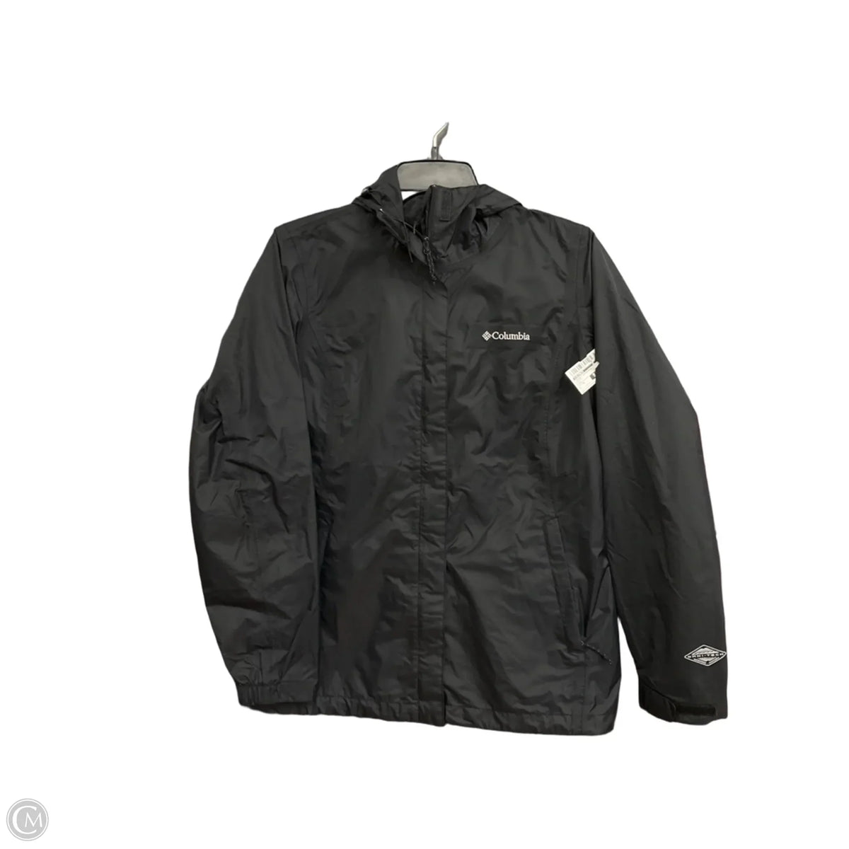 Jacket Windbreaker By Columbia In Black, Size: M