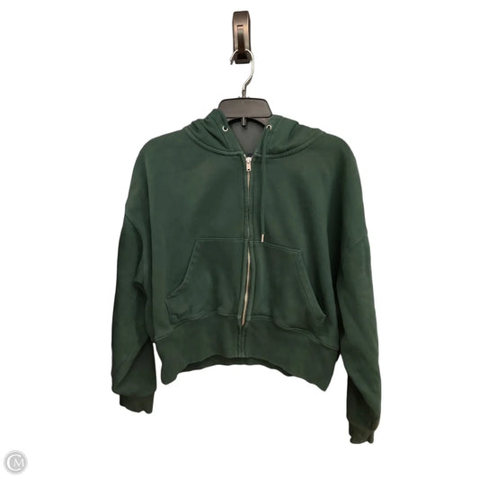 Sweatshirt Hoodie By Gap In Green, Size: M