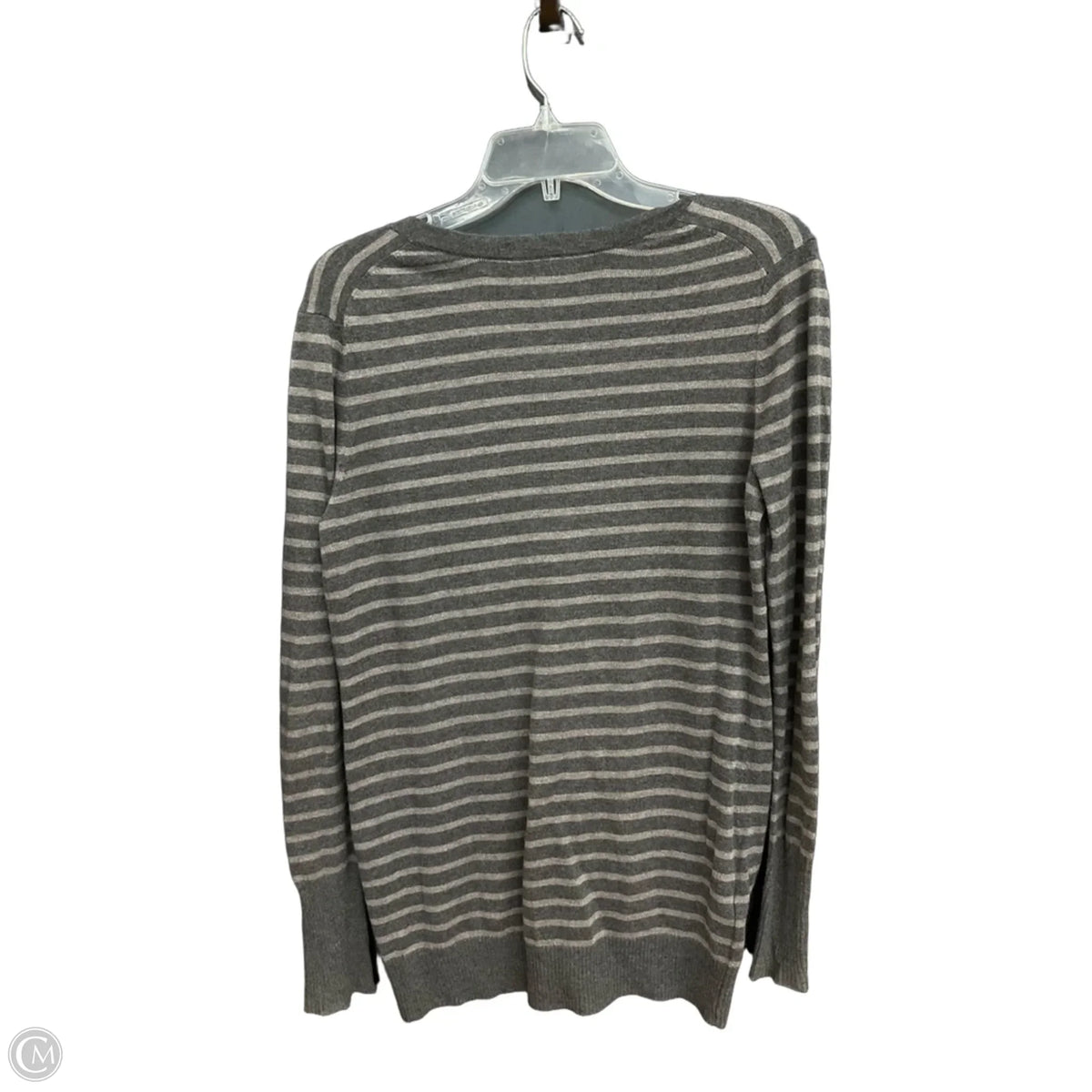 Cardigan By Loft In Striped Pattern, Size: S