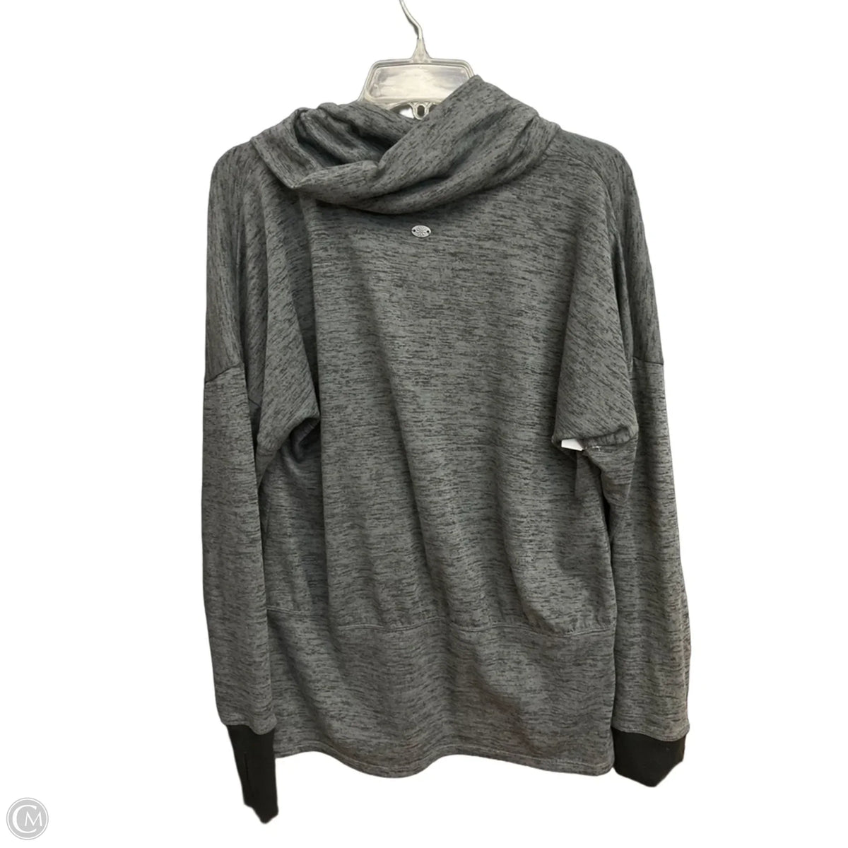 Sweatshirt Collar By Athleta In Grey, Size: L