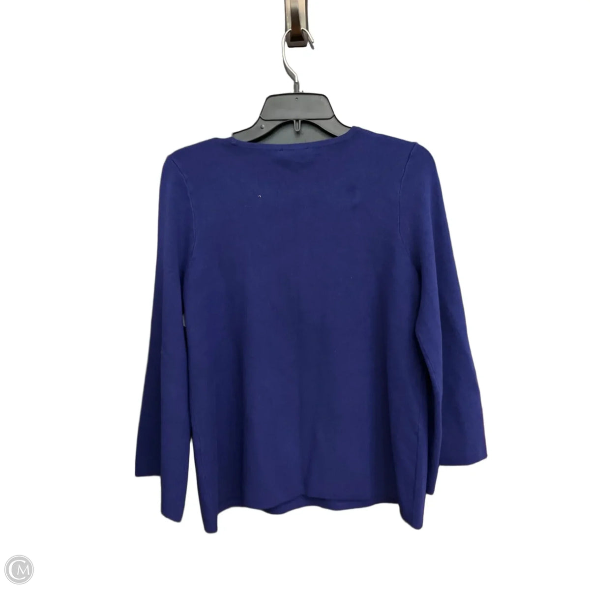 Top Long Sleeve By Chicos In Blue, Size: M