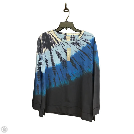 Top Long Sleeve By Chicos In Blue, Size: M